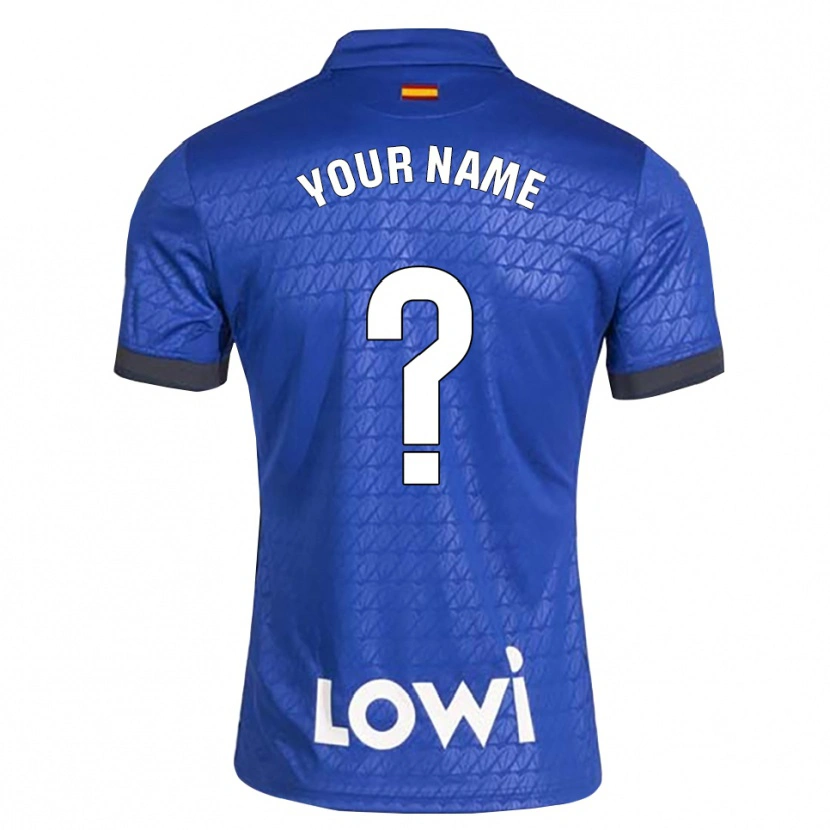 Danxen Kvinder Dit Navn #0 Blå Hvid Sort Hjemmebane Spillertrøjer 2026/27 Trøje T-Shirt