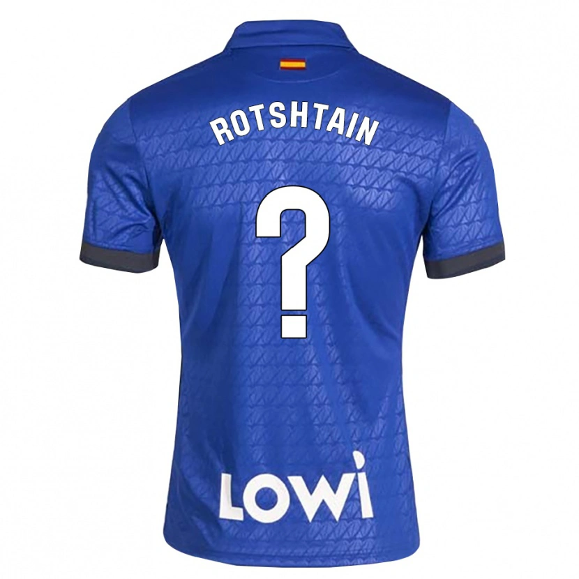 Danxen Kvinder Itay Rotshtain #0 Blå Hvid Sort Hjemmebane Spillertrøjer 2026/27 Trøje T-Shirt