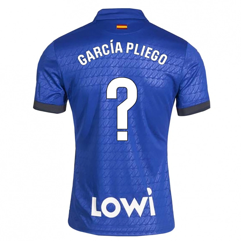 Danxen Kvinder Hugo García Pliego #0 Blå Hvid Sort Hjemmebane Spillertrøjer 2026/27 Trøje T-Shirt