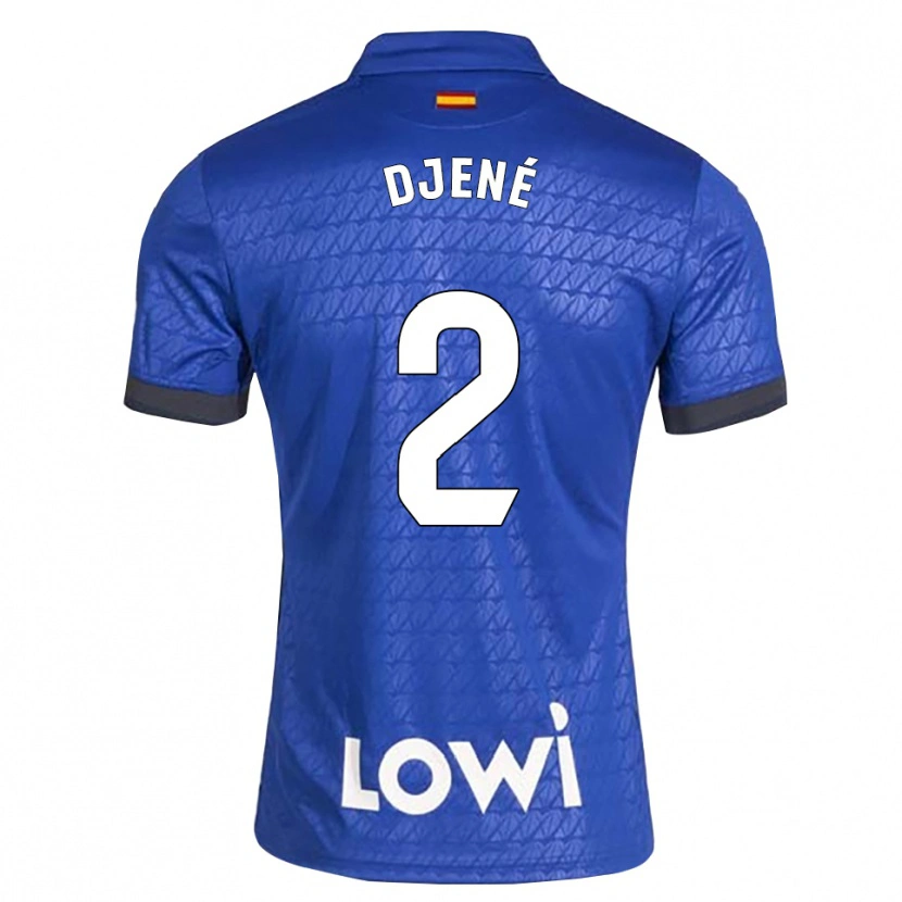 Danxen Kvinder Dakonam Djené #2 Blå Hvid Sort Hjemmebane Spillertrøjer 2026/27 Trøje T-Shirt