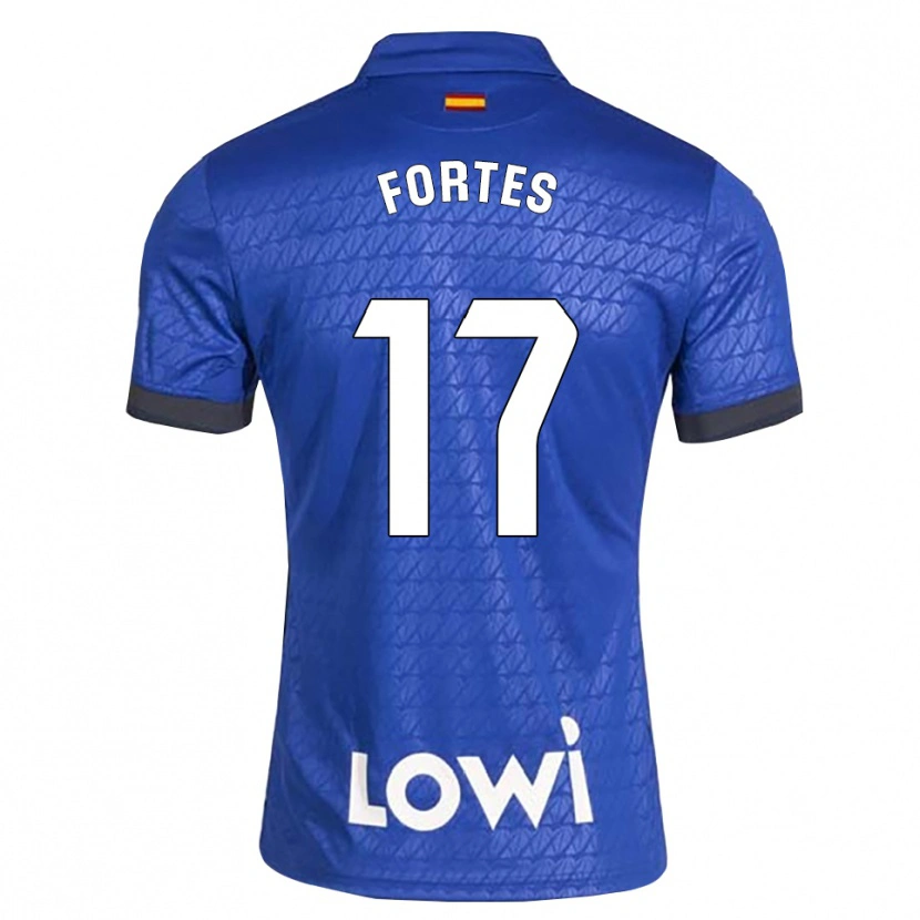 Danxen Kvinder Joel Fortes #17 Blå Hvid Sort Hjemmebane Spillertrøjer 2026/27 Trøje T-Shirt