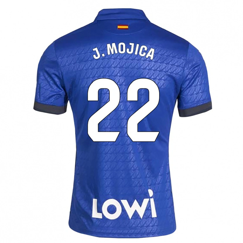 Danxen Kvinder Johan Mojica #22 Blå Hvid Sort Hjemmebane Spillertrøjer 2026/27 Trøje T-Shirt