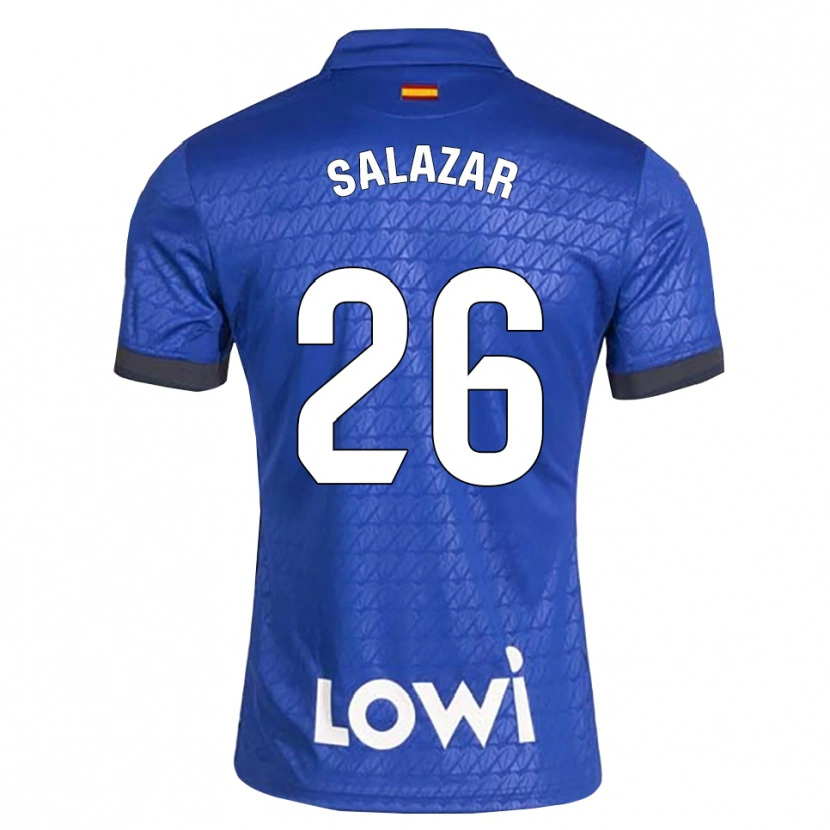 Danxen Kvinder Sebas Salazar #26 Blå Hvid Sort Hjemmebane Spillertrøjer 2026/27 Trøje T-Shirt