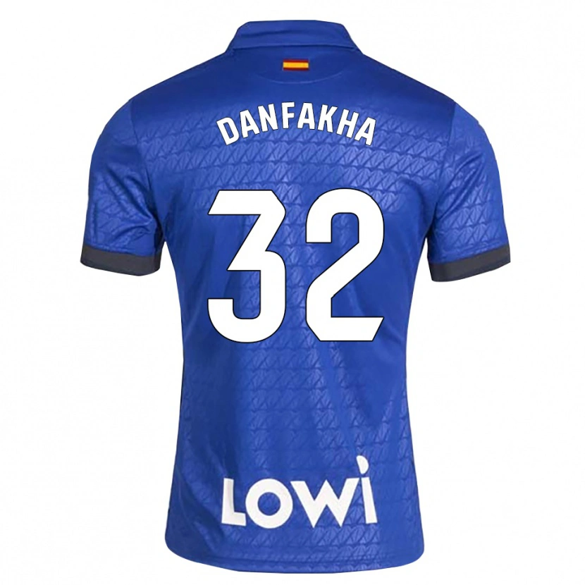 Danxen Kvinder Ibrahima Danfakha #32 Blå Hvid Sort Hjemmebane Spillertrøjer 2026/27 Trøje T-Shirt