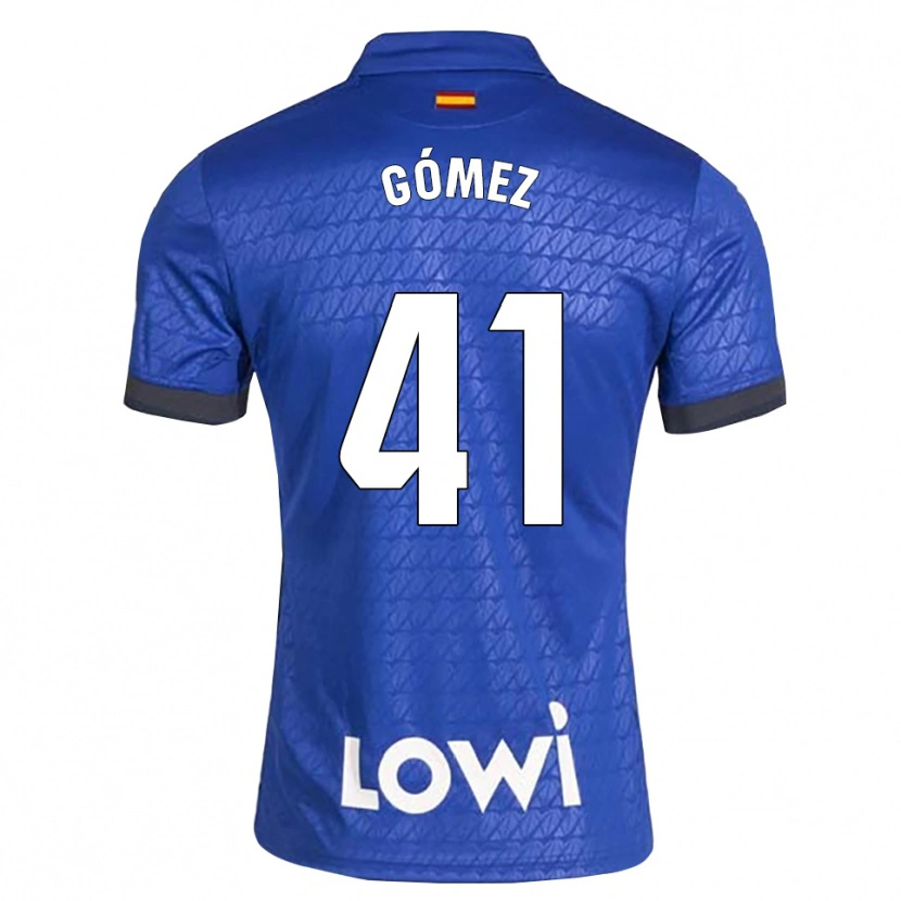 Danxen Kvinder Álvaro Gómez #41 Blå Hvid Sort Hjemmebane Spillertrøjer 2026/27 Trøje T-Shirt
