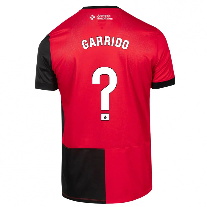 Danxen Kvinder Adrián Garrido #0 Sort Rød Hvid Hjemmebane Spillertrøjer 2026/27 Trøje T-Shirt