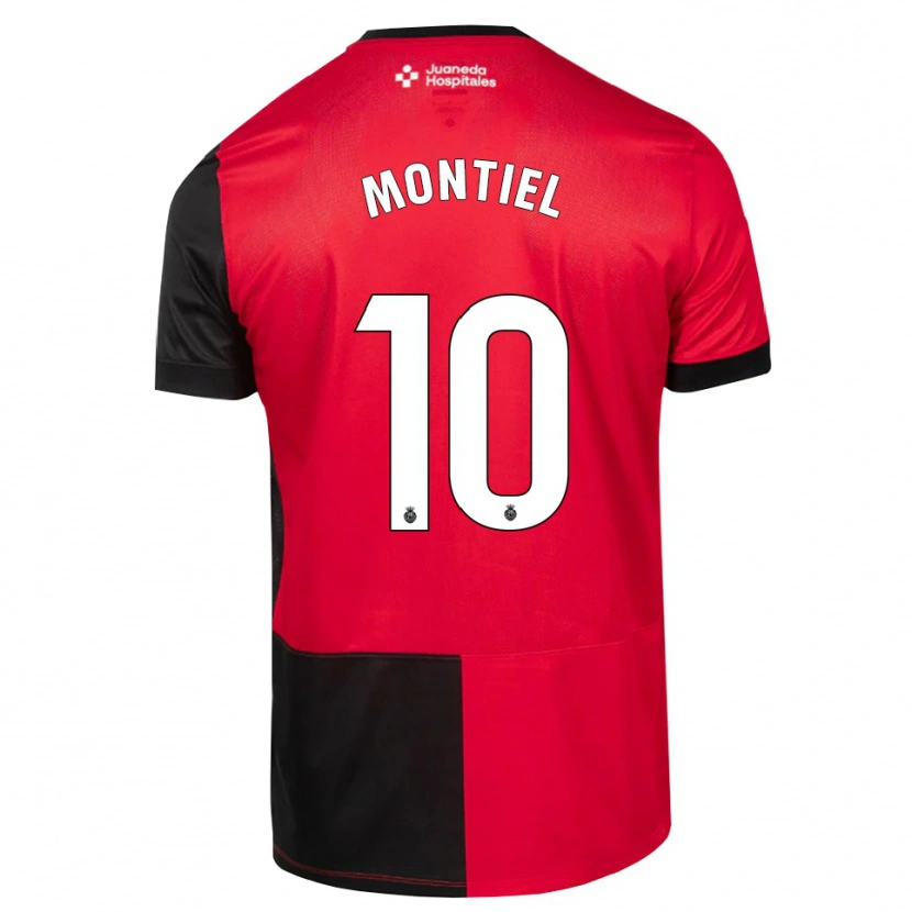 Danxen Kvinder Luis Montiel #10 Sort Rød Hvid Hjemmebane Spillertrøjer 2026/27 Trøje T-Shirt