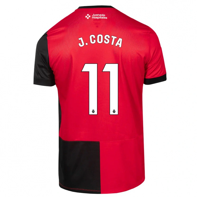 Danxen Kvinder Jaume Costa #11 Sort Rød Hvid Hjemmebane Spillertrøjer 2026/27 Trøje T-Shirt
