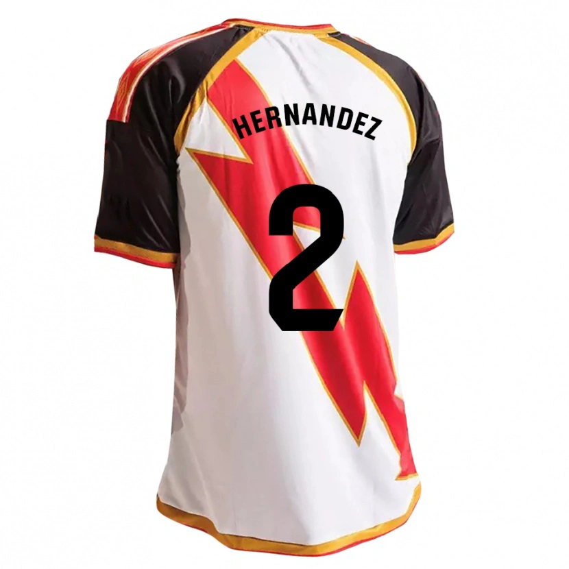 Danxen Kvinder Marco Hernández #2 Sort Rød Hvid Guld Hjemmebane Spillertrøjer 2026/27 Trøje T-Shirt