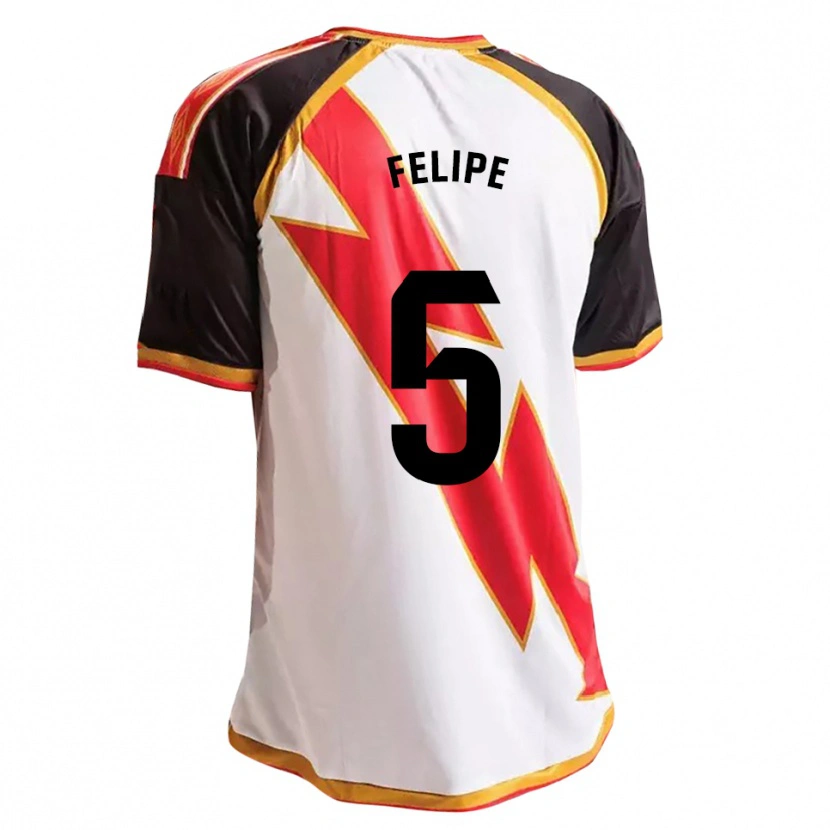 Danxen Kvinder Luiz Felipe #5 Sort Rød Hvid Guld Hjemmebane Spillertrøjer 2026/27 Trøje T-Shirt