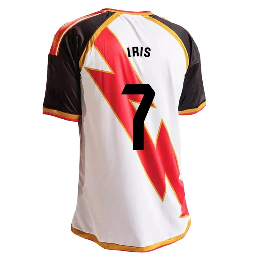 Danxen Kvinder Iris Ponciano Del Rio #7 Sort Rød Hvid Guld Hjemmebane Spillertrøjer 2026/27 Trøje T-Shirt