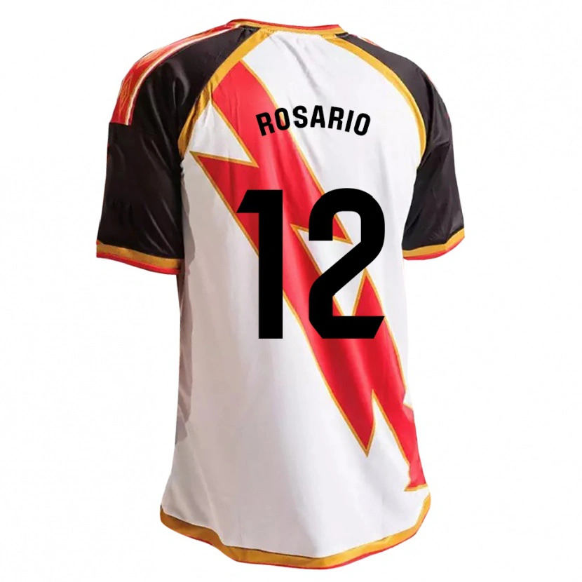 Danxen Kvinder Samu Rosario #12 Sort Rød Hvid Guld Hjemmebane Spillertrøjer 2026/27 Trøje T-Shirt