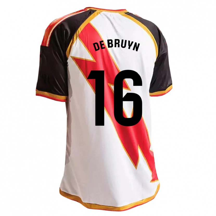 Danxen Kvinder Glenn De Bruyn #16 Sort Rød Hvid Guld Hjemmebane Spillertrøjer 2026/27 Trøje T-Shirt