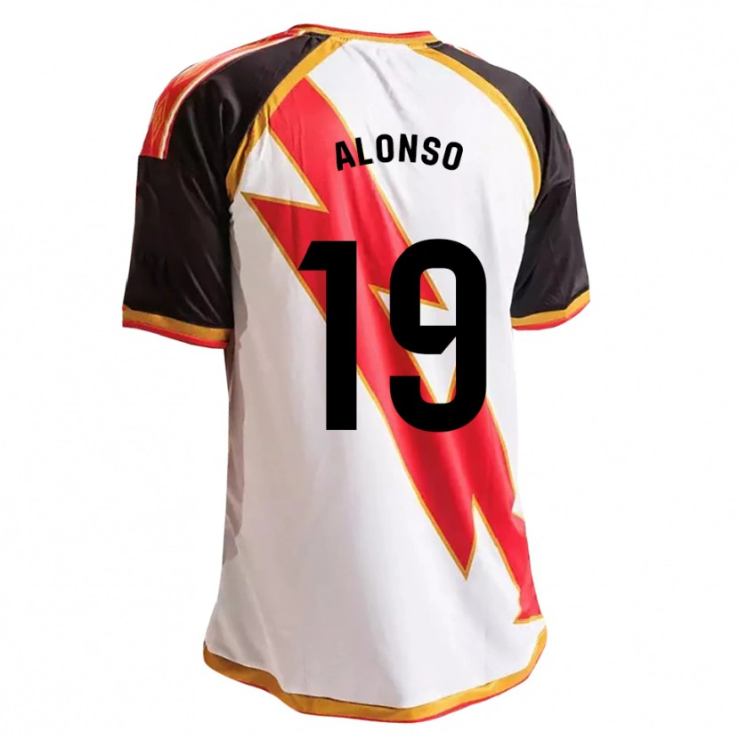 Danxen Kvinder Iván Alonso #19 Sort Rød Hvid Guld Hjemmebane Spillertrøjer 2026/27 Trøje T-Shirt