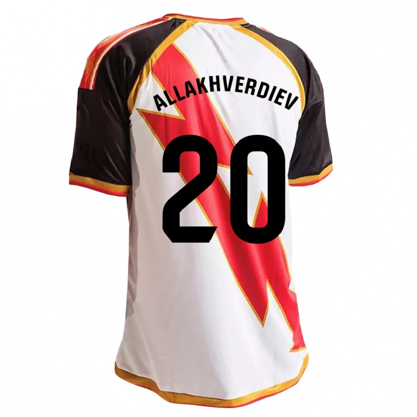 Danxen Kvinder Raul Allakhverdiev #20 Sort Rød Hvid Guld Hjemmebane Spillertrøjer 2026/27 Trøje T-Shirt