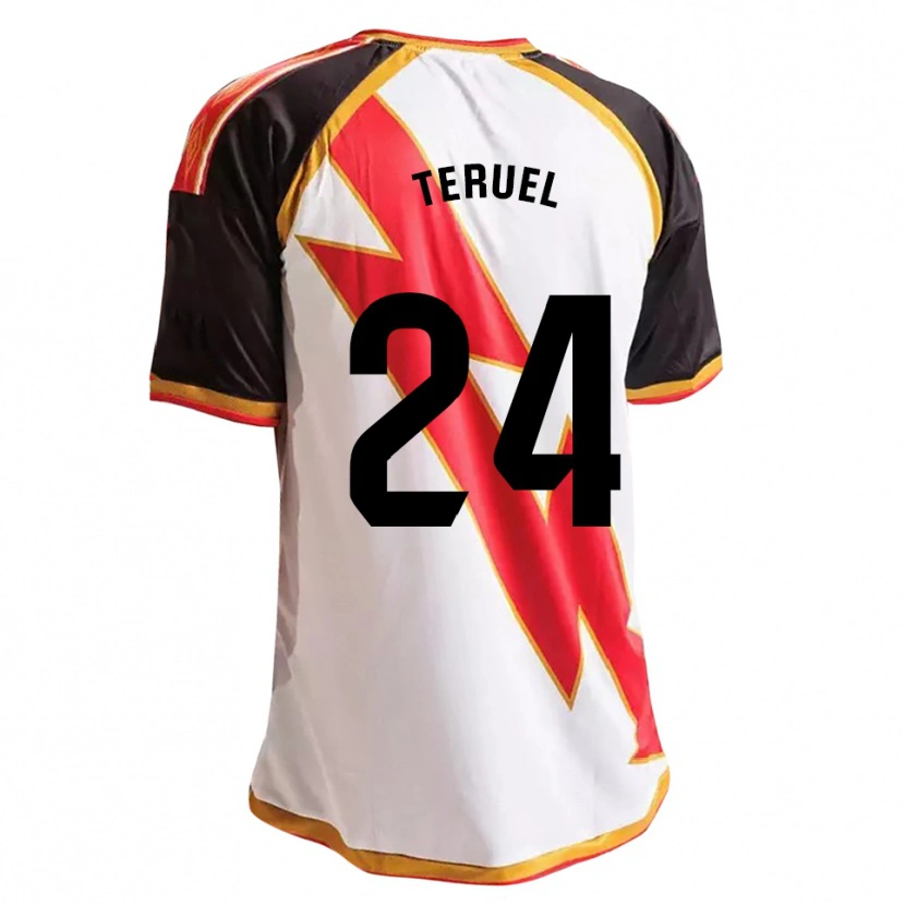 Danxen Kvinder Laura Teruel Montero #24 Sort Rød Hvid Guld Hjemmebane Spillertrøjer 2026/27 Trøje T-Shirt