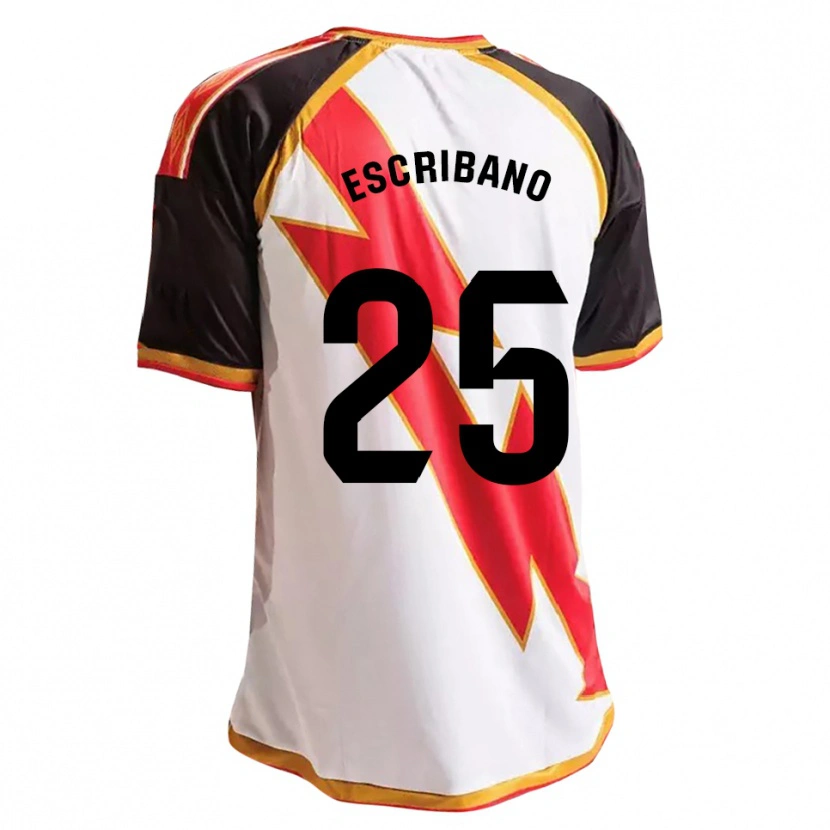 Danxen Kvinder Francisco Escribano #25 Sort Rød Hvid Guld Hjemmebane Spillertrøjer 2026/27 Trøje T-Shirt