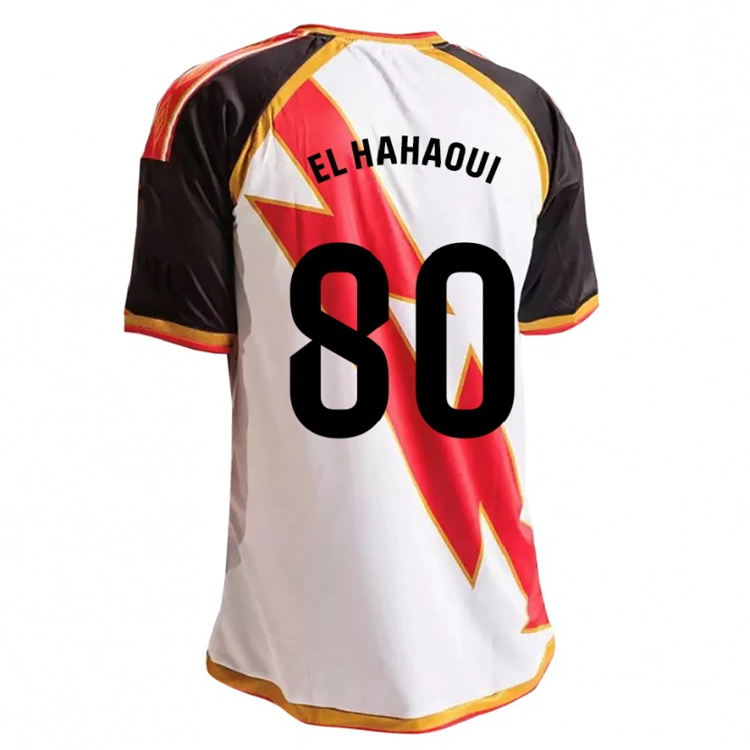 Danxen Kvinder Ayman El Hahaoui #80 Sort Rød Hvid Guld Hjemmebane Spillertrøjer 2026/27 Trøje T-Shirt