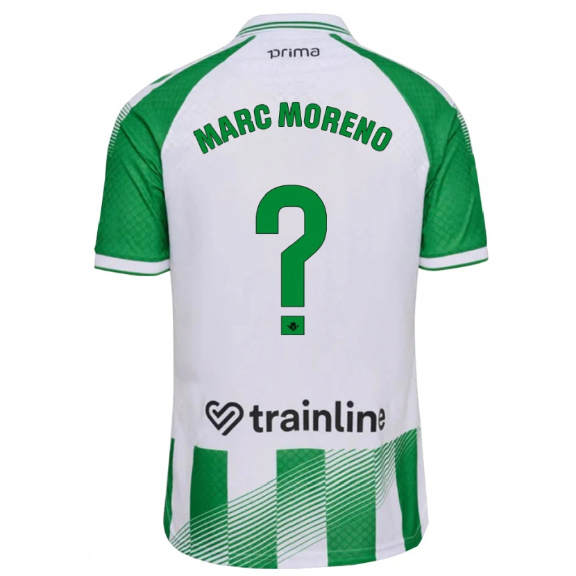 Danxen Kvinder Marc Moreno #0 Lys Grøn Sort Hvid Hjemmebane Spillertrøjer 2026/27 Trøje T-Shirt