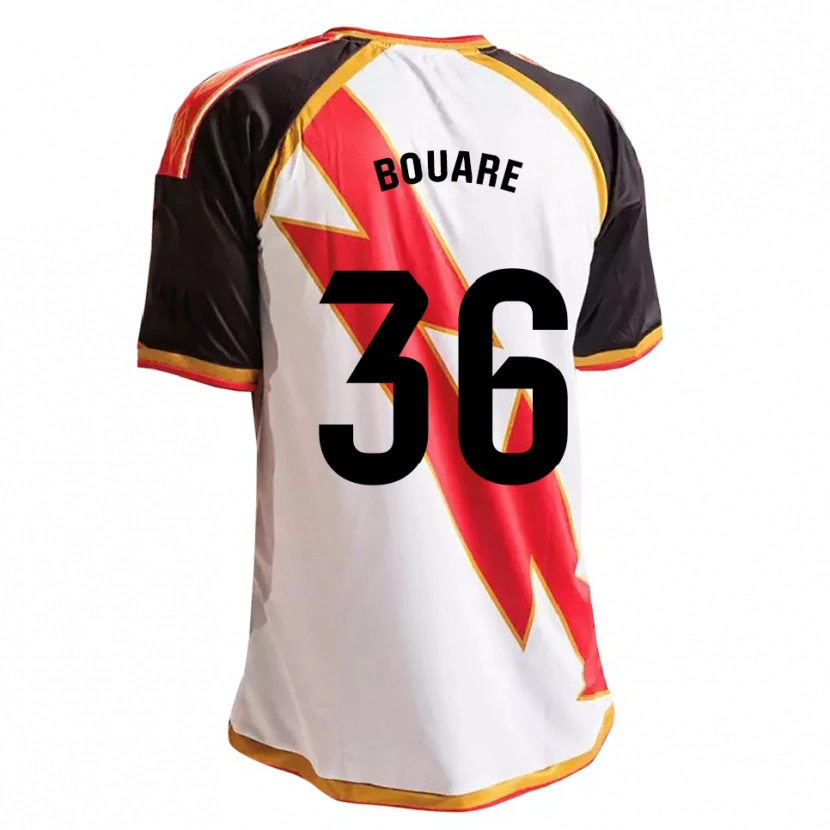 Danxen Kvinder Gnangoro Bouare #36 Sort Rød Hvid Guld Hjemmebane Spillertrøjer 2026/27 Trøje T-Shirt