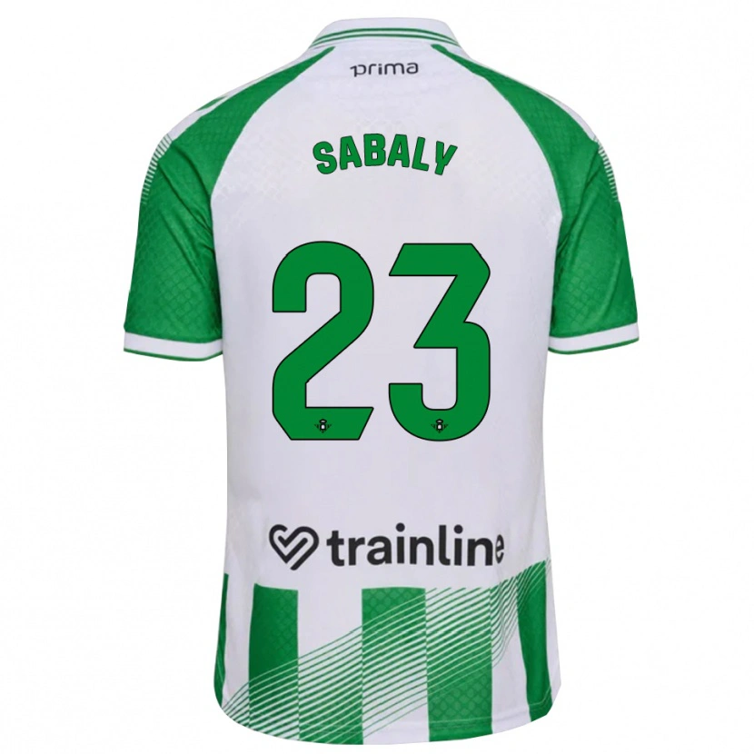 Danxen Kvinder Youssouf Sabaly #23 Lys Grøn Sort Hvid Hjemmebane Spillertrøjer 2026/27 Trøje T-Shirt