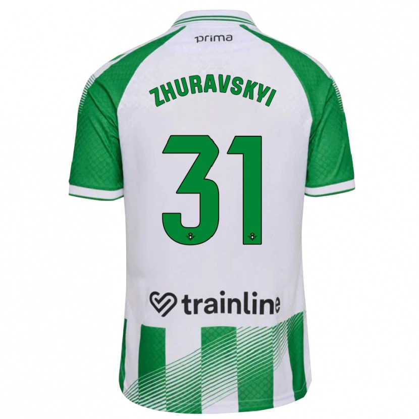 Danxen Kvinder Yan Zhuravskyi #31 Lys Grøn Sort Hvid Hjemmebane Spillertrøjer 2026/27 Trøje T-Shirt