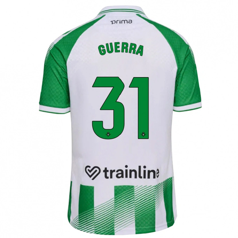Danxen Kvinder Ana Guerra Morcillo #31 Lys Grøn Sort Hvid Hjemmebane Spillertrøjer 2026/27 Trøje T-Shirt