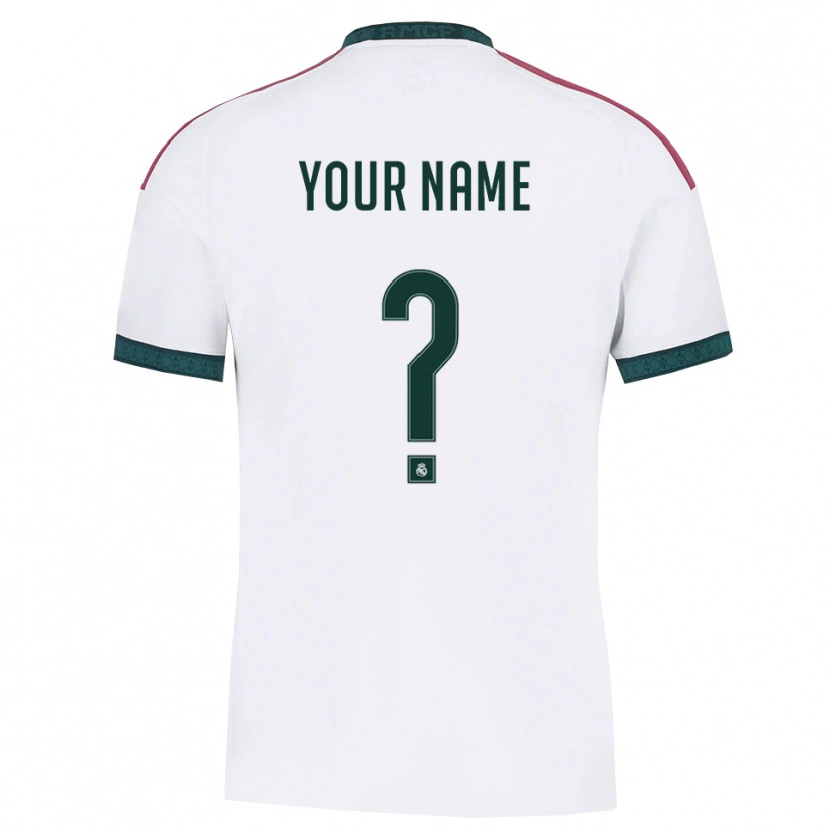 Danxen Kvinder Dit Navn #0 Mørkegrøn Hvid Rød Hjemmebane Spillertrøjer 2026/27 Trøje T-Shirt