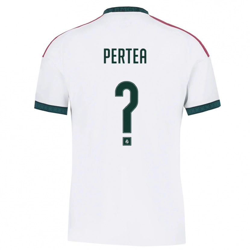 Danxen Kvinder Raul Perțea #0 Mørkegrøn Hvid Rød Hjemmebane Spillertrøjer 2026/27 Trøje T-Shirt