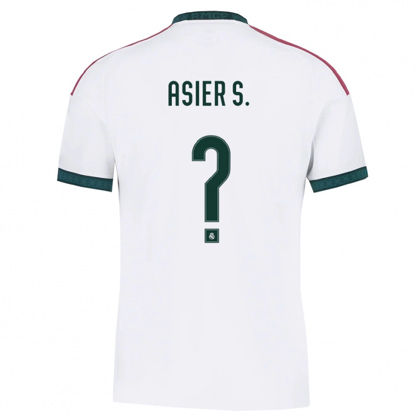 Danxen Kvinder Asier Sánchez #0 Mørkegrøn Hvid Rød Hjemmebane Spillertrøjer 2026/27 Trøje T-Shirt