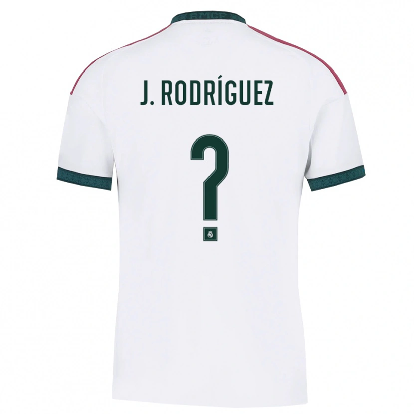 Danxen Kvinder Juan Rodríguez #0 Mørkegrøn Hvid Rød Hjemmebane Spillertrøjer 2026/27 Trøje T-Shirt