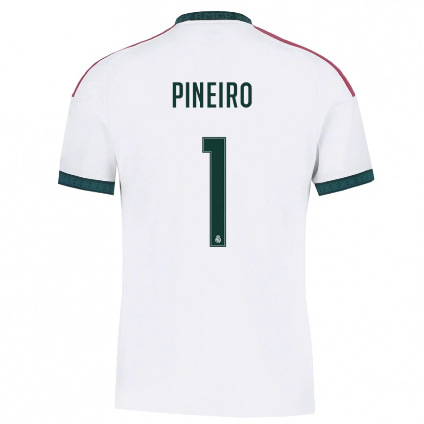 Danxen Kvinder Diego Pineiro #1 Mørkegrøn Hvid Rød Hjemmebane Spillertrøjer 2026/27 Trøje T-Shirt