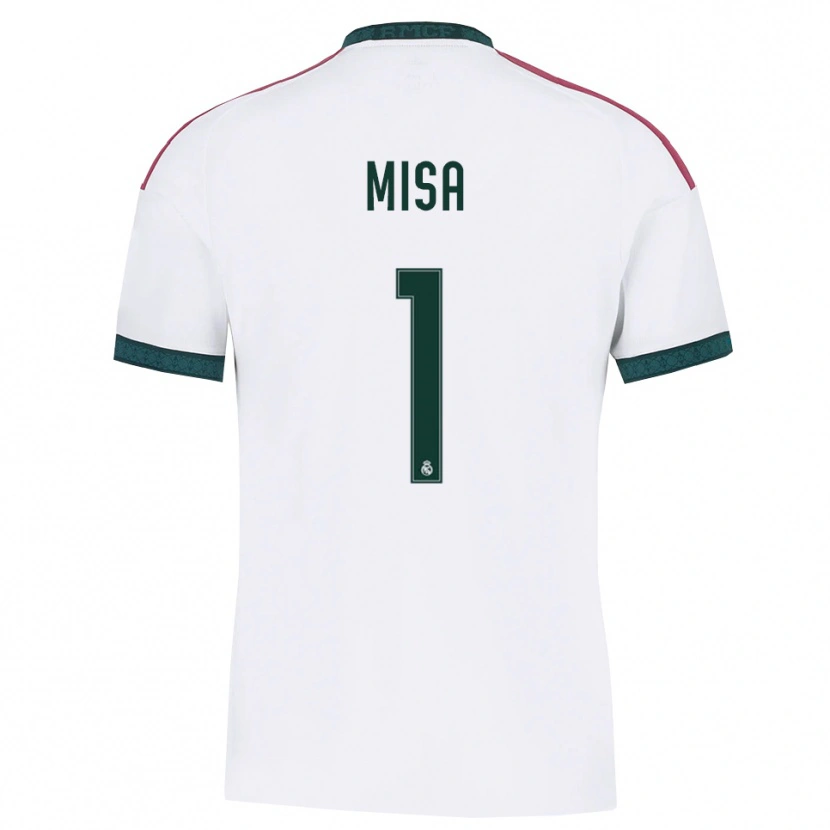 Danxen Kvinder Misa Rodríguez #1 Mørkegrøn Hvid Rød Hjemmebane Spillertrøjer 2026/27 Trøje T-Shirt