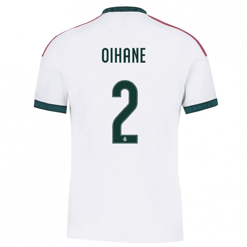Danxen Kvinder Oihane Hernández #2 Mørkegrøn Hvid Rød Hjemmebane Spillertrøjer 2026/27 Trøje T-Shirt