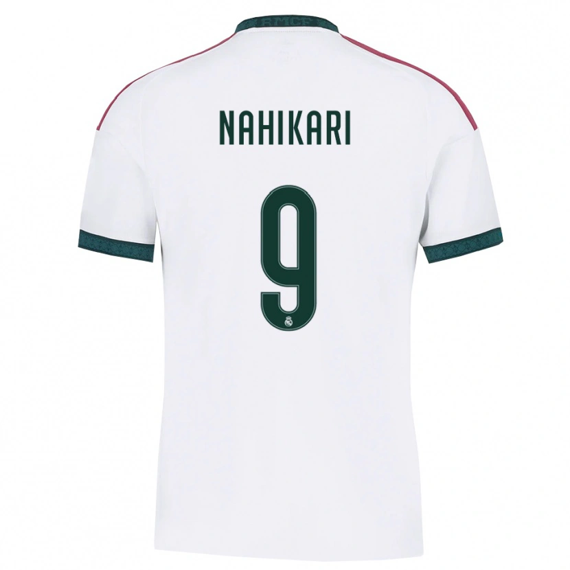 Danxen Kvinder Nahikari Garcia #9 Mørkegrøn Hvid Rød Hjemmebane Spillertrøjer 2026/27 Trøje T-Shirt