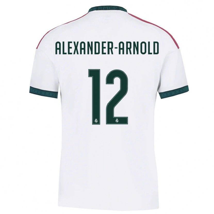 Danxen Kvinder Trent Alexander-Arnold #12 Mørkegrøn Hvid Rød Hjemmebane Spillertrøjer 2026/27 Trøje T-Shirt