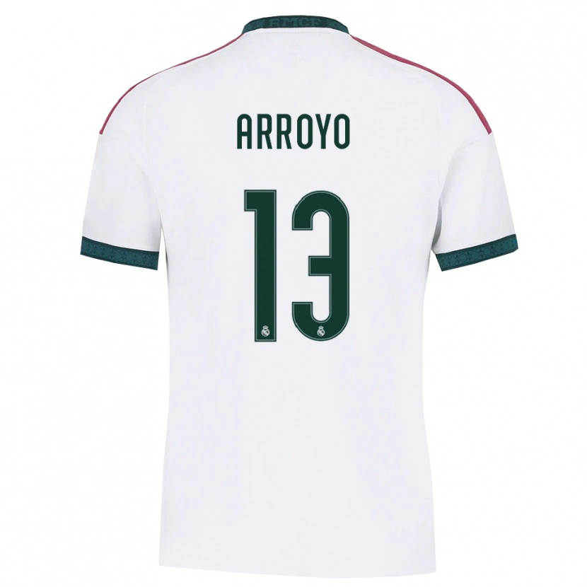 Danxen Kvinder Diego Arroyo #13 Mørkegrøn Hvid Rød Hjemmebane Spillertrøjer 2026/27 Trøje T-Shirt