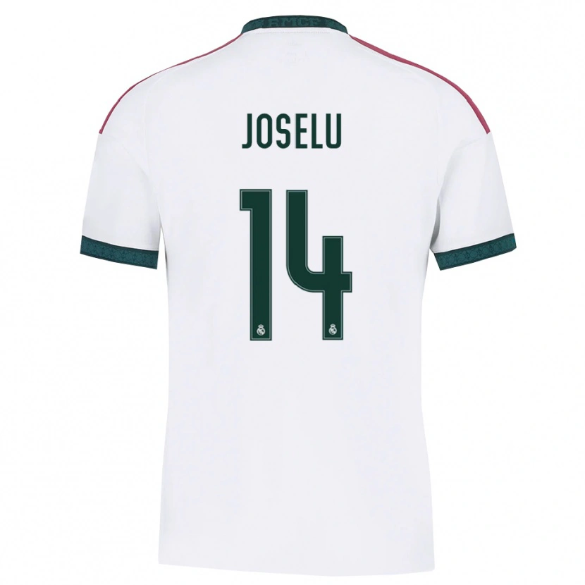Danxen Kvinder Joselu #14 Mørkegrøn Hvid Rød Hjemmebane Spillertrøjer 2026/27 Trøje T-Shirt