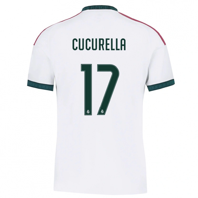 Danxen Kvinder Marc Cucurella #17 Mørkegrøn Hvid Rød Hjemmebane Spillertrøjer 2026/27 Trøje T-Shirt