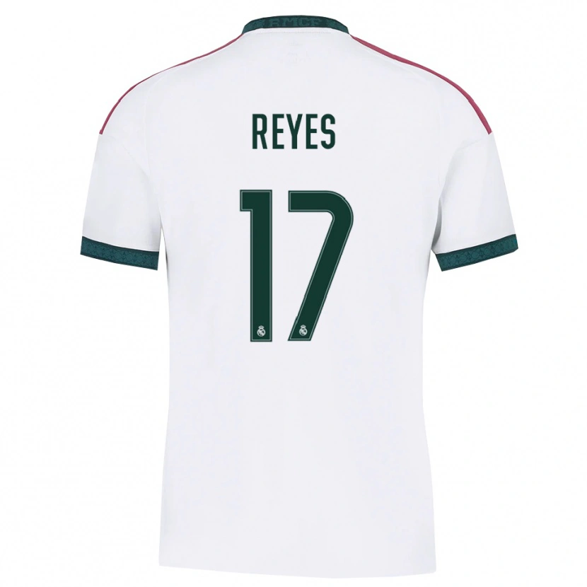 Danxen Kvinder José Reyes #17 Mørkegrøn Hvid Rød Hjemmebane Spillertrøjer 2026/27 Trøje T-Shirt
