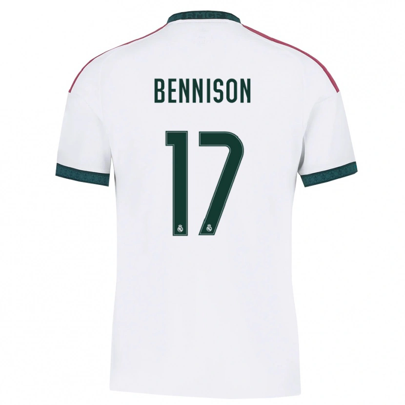 Danxen Kvinder Hanna Bennison #17 Mørkegrøn Hvid Rød Hjemmebane Spillertrøjer 2026/27 Trøje T-Shirt