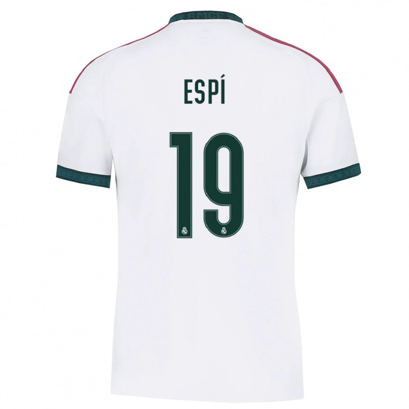 Danxen Kvinder Carlos Espí #19 Mørkegrøn Hvid Rød Hjemmebane Spillertrøjer 2026/27 Trøje T-Shirt