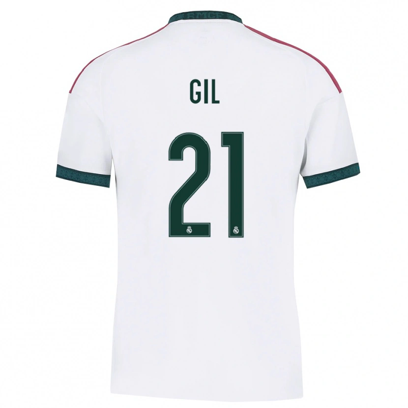 Danxen Kvinder Iker Gil #21 Mørkegrøn Hvid Rød Hjemmebane Spillertrøjer 2026/27 Trøje T-Shirt