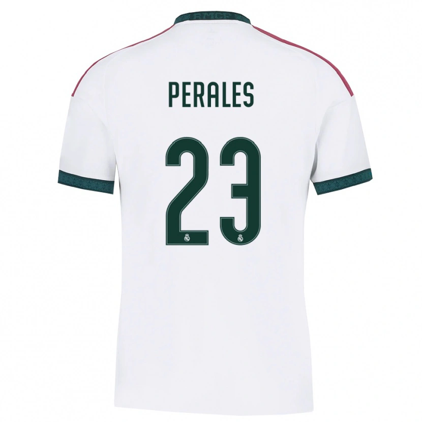 Danxen Kvinder Miguel Perales #23 Mørkegrøn Hvid Rød Hjemmebane Spillertrøjer 2026/27 Trøje T-Shirt