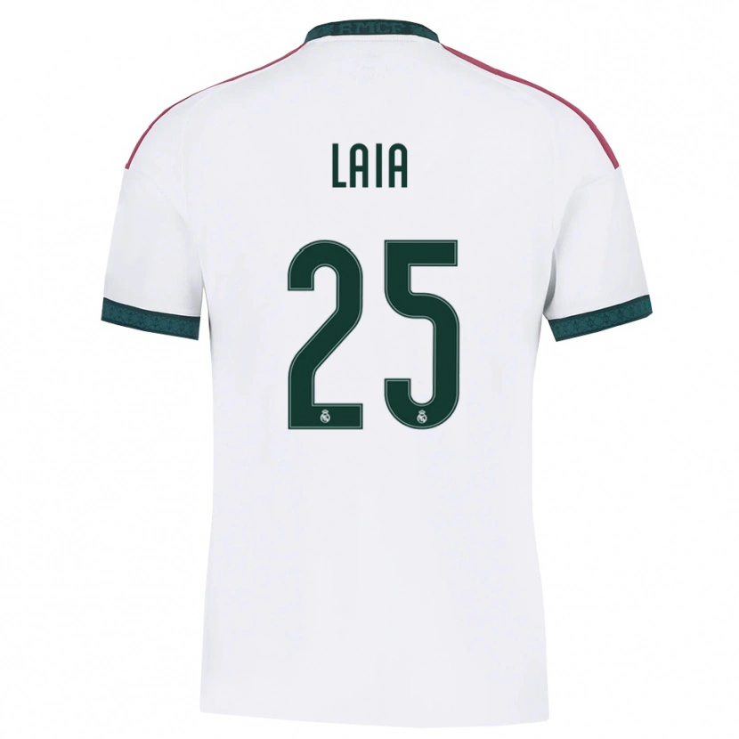 Danxen Kvinder Laia López De La Morena #25 Mørkegrøn Hvid Rød Hjemmebane Spillertrøjer 2026/27 Trøje T-Shirt