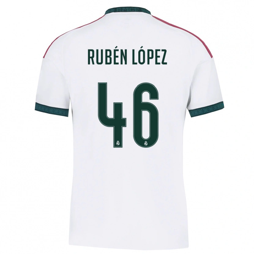 Danxen Kvinder Rubén López #46 Mørkegrøn Hvid Rød Hjemmebane Spillertrøjer 2026/27 Trøje T-Shirt