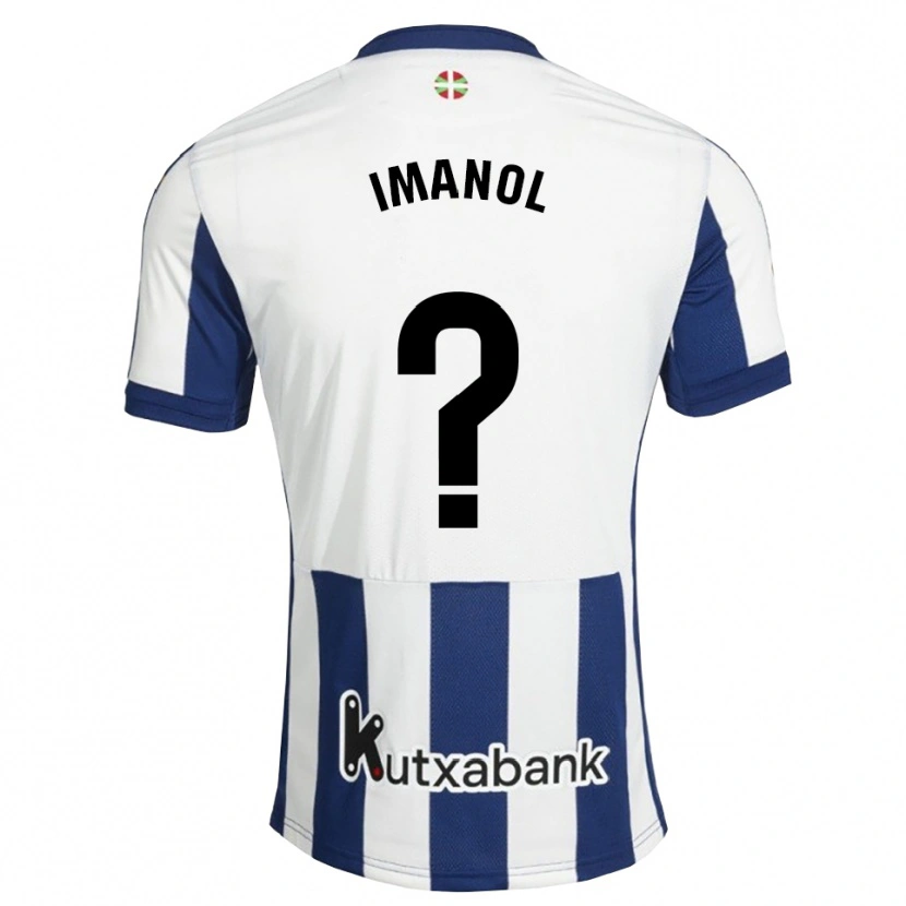 Danxen Kvinder Imanol #0 Marinehvid Gyldenrod Hjemmebane Spillertrøjer 2026/27 Trøje T-Shirt