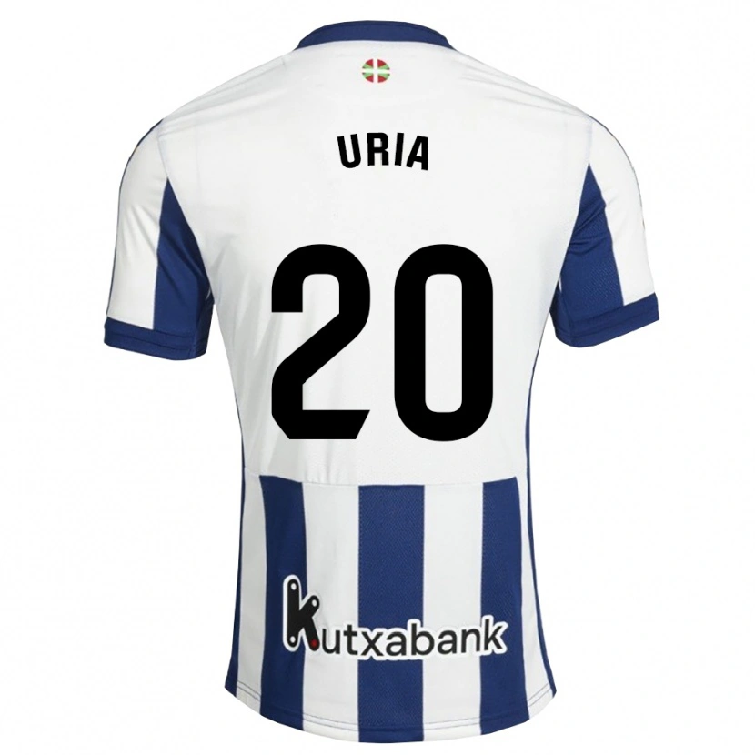 Danxen Kvinder Mirari Uria #20 Marinehvid Gyldenrod Hjemmebane Spillertrøjer 2026/27 Trøje T-Shirt