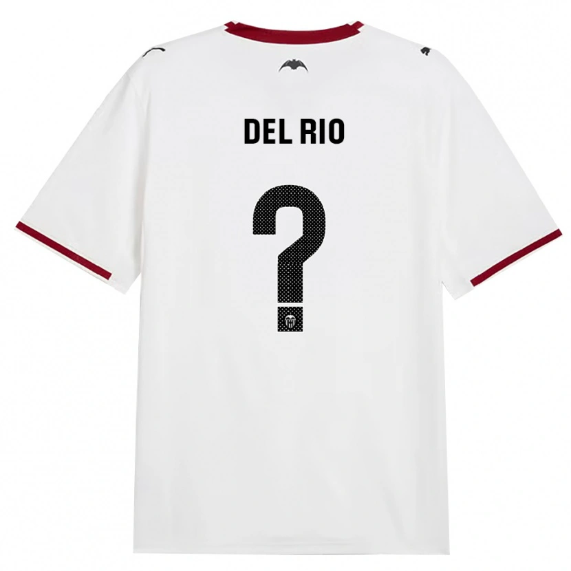 Danxen Kvinder Santiago Del Rio #0 Sort Hvid Rød Gul Hjemmebane Spillertrøjer 2026/27 Trøje T-Shirt