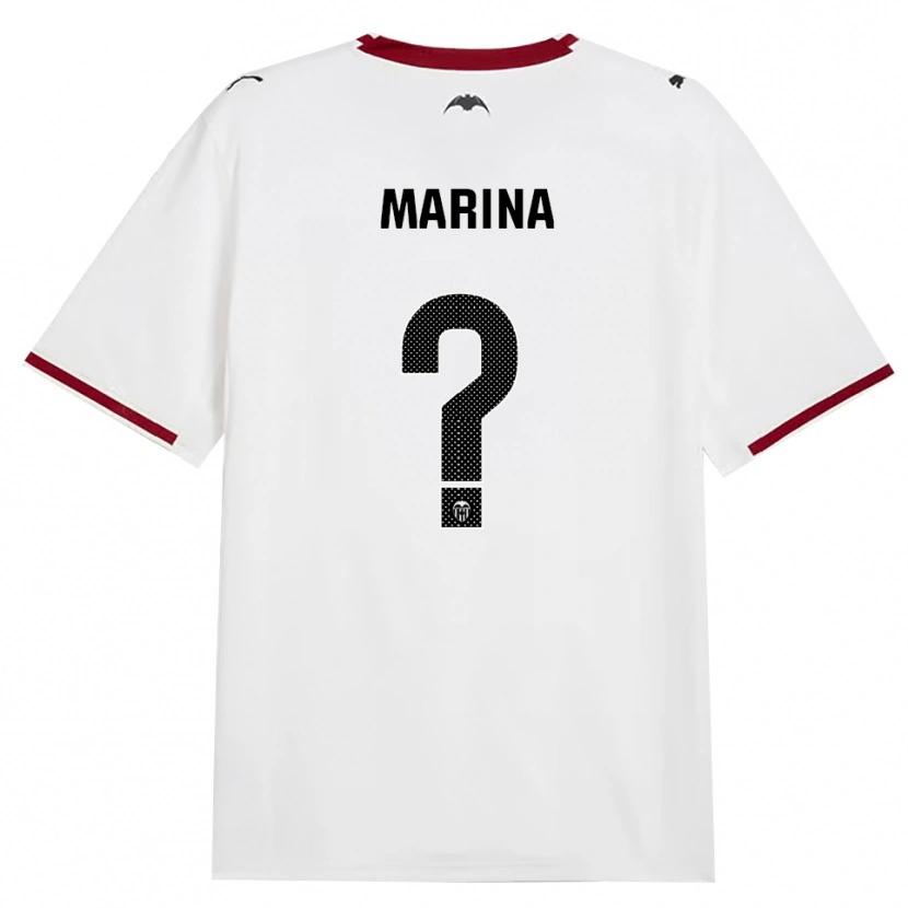 Danxen Kvinder Marina Llacer Muñoz #0 Sort Hvid Rød Gul Hjemmebane Spillertrøjer 2026/27 Trøje T-Shirt